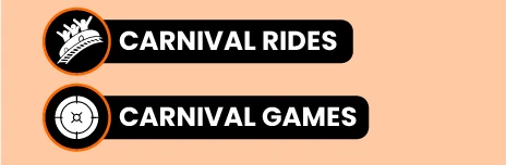Orange Zone: carnival rides and games